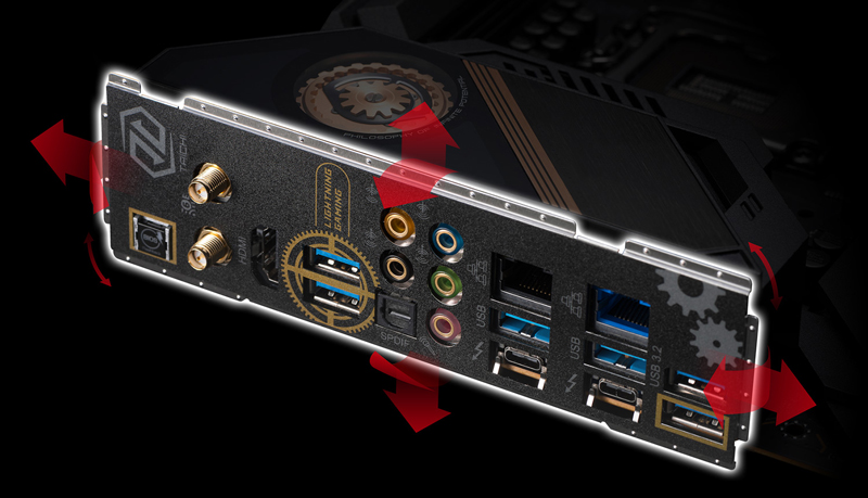 Flexible Integrated IO Shield